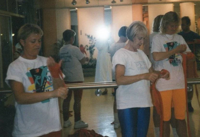 Ledare förbereder sig på Selma Lagerlöfs Spa, våren 1995